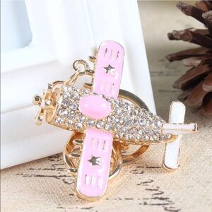 💗 New Airplane keychain for purses K3